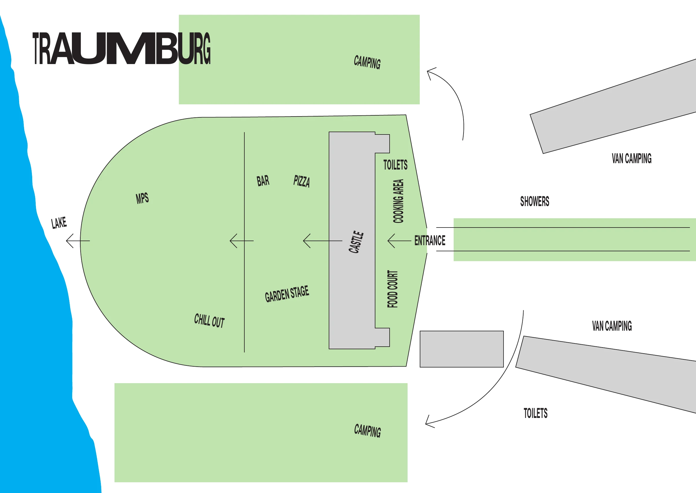 TraumBurg Festivalplan – Außengelände